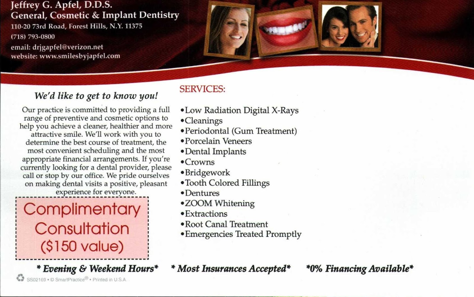 Photo of Jeffrey G. Apfel, DDS in Queens City, New York, United States - 6 Picture of Point of interest, Establishment, Health, Dentist