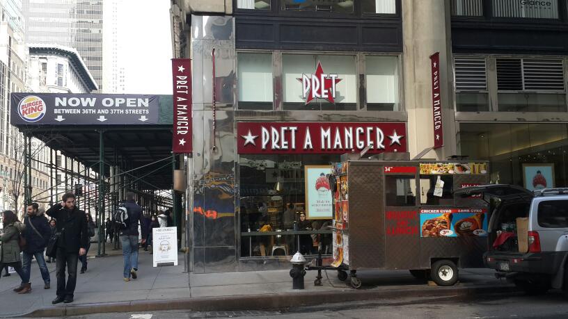 Photo of Pret A Manger in New York City, New York, United States - 3 Picture of Restaurant, Food, Point of interest, Establishment, Store, Meal takeaway, Cafe