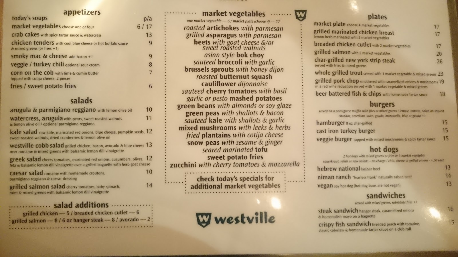 Photo of Westville Chelsea in New York City, New York, United States - 10 Picture of Restaurant, Food, Point of interest, Establishment, Bar