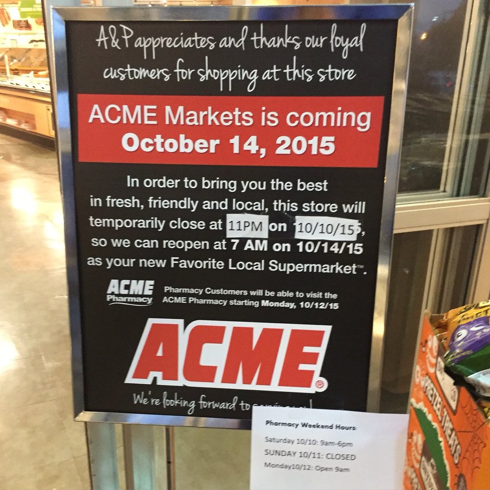 Photo of Acme Markets in Fort Lee City, New Jersey, United States - 2 Picture of Food, Point of interest, Establishment, Store, Health, Grocery or supermarket, Pharmacy
