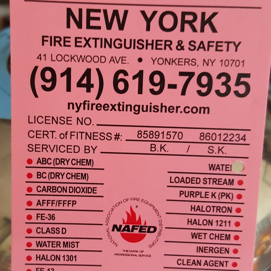 Photo of New York Fire Extinguisher & Safety in Yonkers City, New York, United States - 2 Picture of Point of interest, Establishment