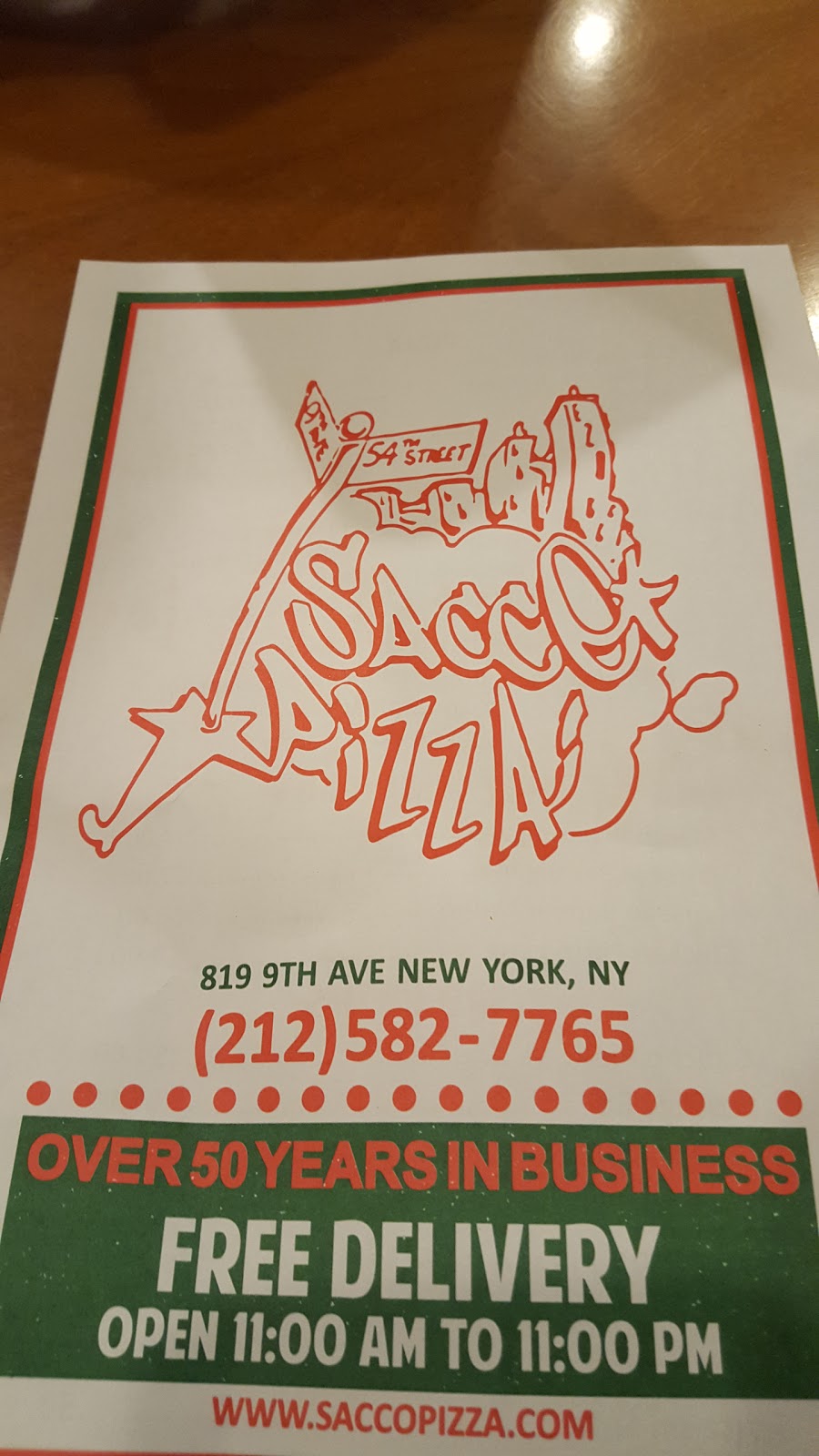 Photo of Sacco Pizza in New York City, New York, United States - 3 Picture of Restaurant, Food, Point of interest, Establishment