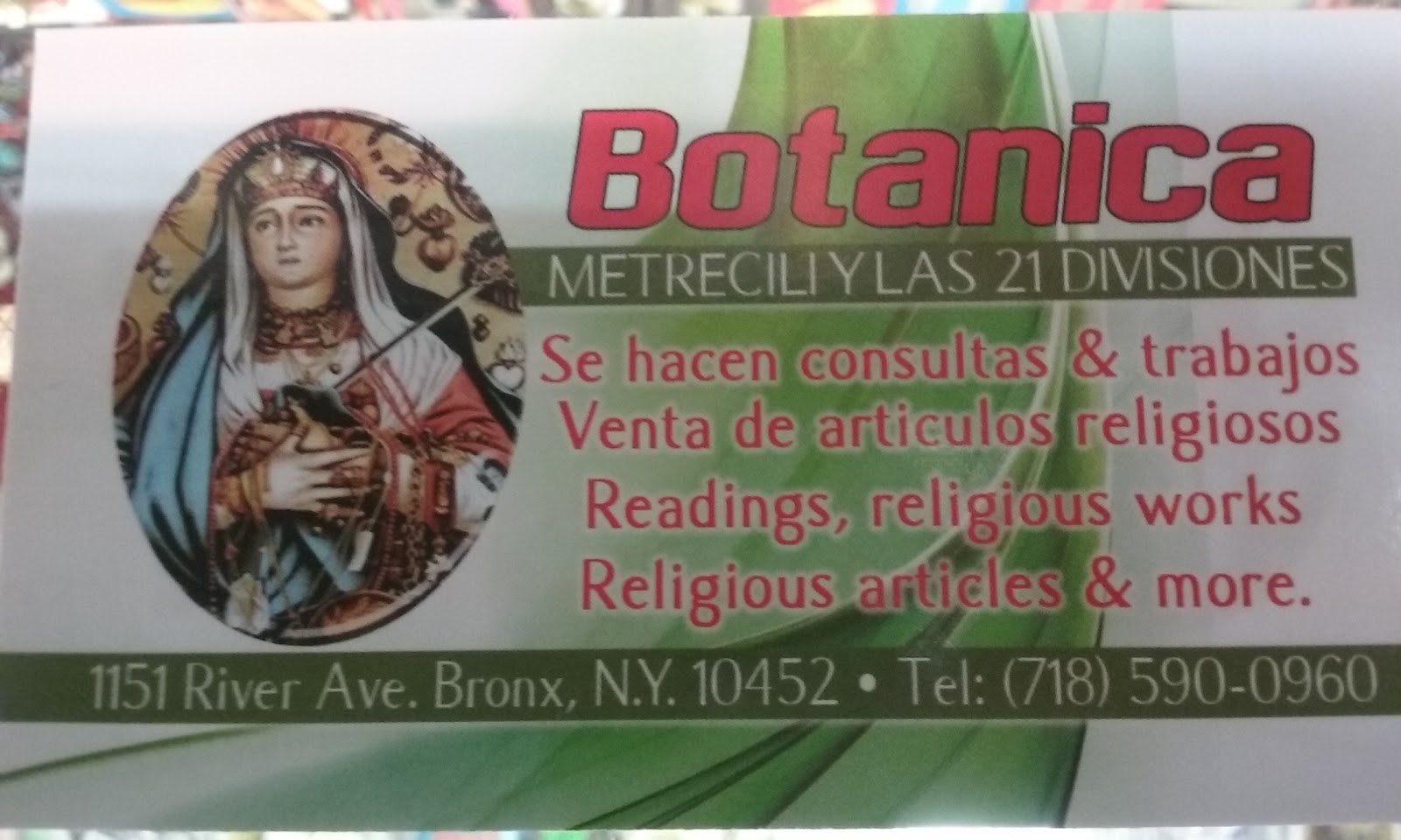 Photo of Botanica Metrecili Y Las 21 Divisiones in Bronx City, New York, United States - 9 Picture of Point of interest, Establishment, Store