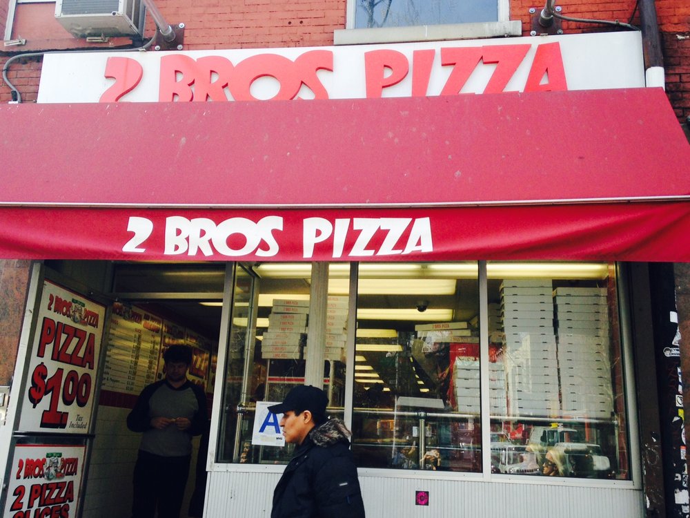 Photo of 2 Bros Pizza in New York City, New York, United States - 7 Picture of Restaurant, Food, Point of interest, Establishment, Meal takeaway, Meal delivery