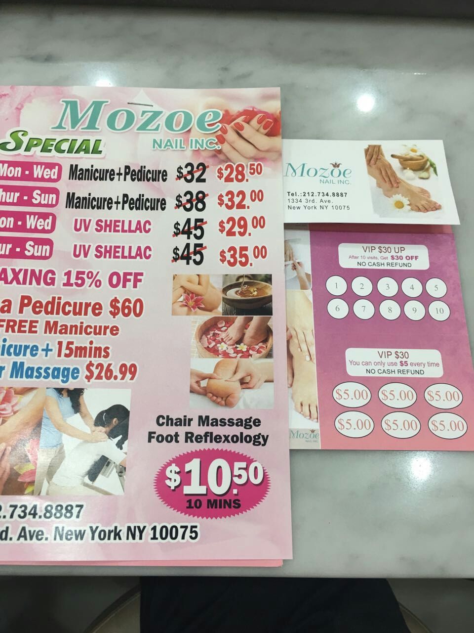 Photo of Mozoe Nails in New York City, New York, United States - 4 Picture of Point of interest, Establishment, Beauty salon, Hair care