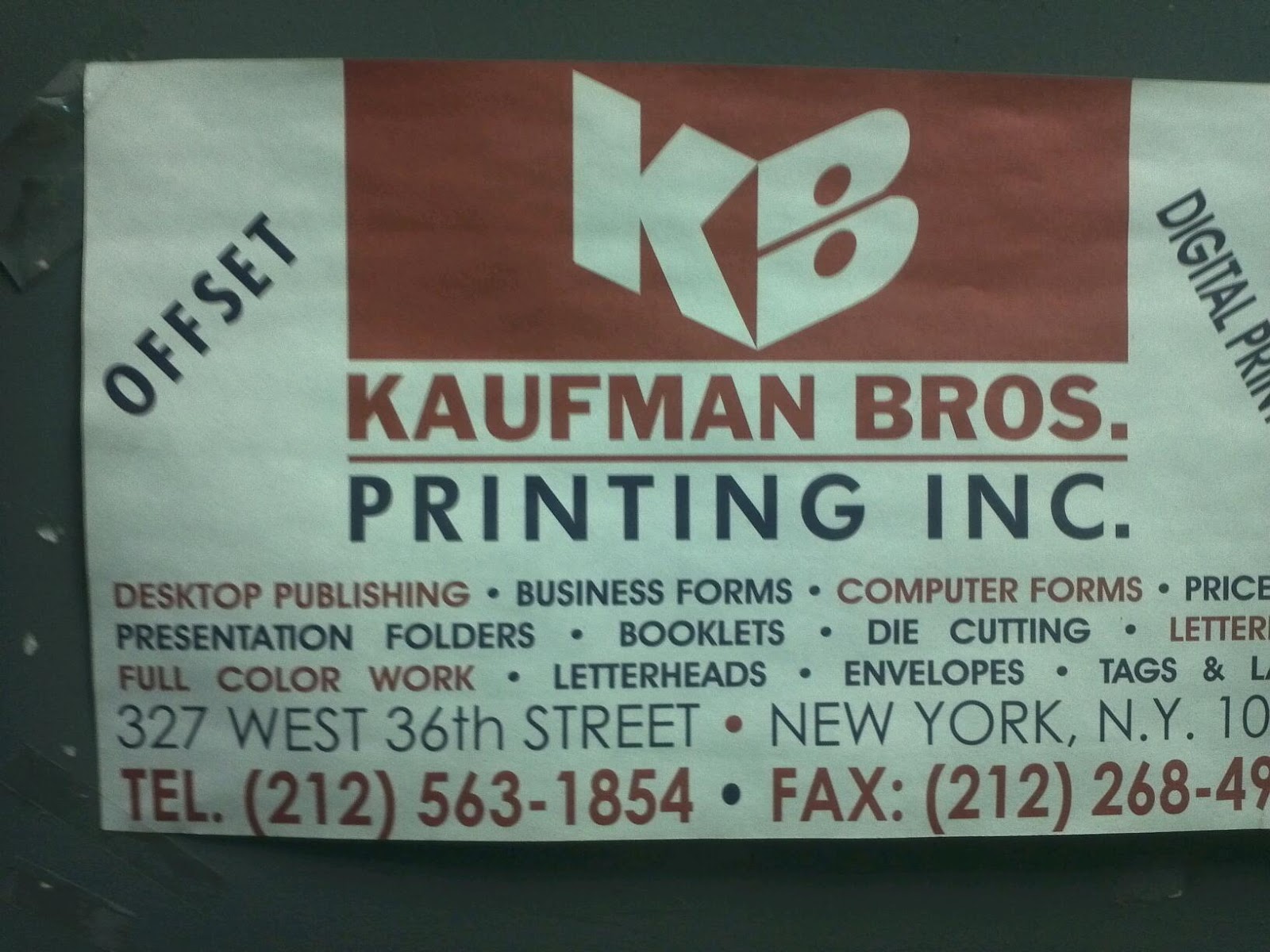 Photo of Kaufman Brothers in New York City, New York, United States - 1 Picture of Point of interest, Establishment