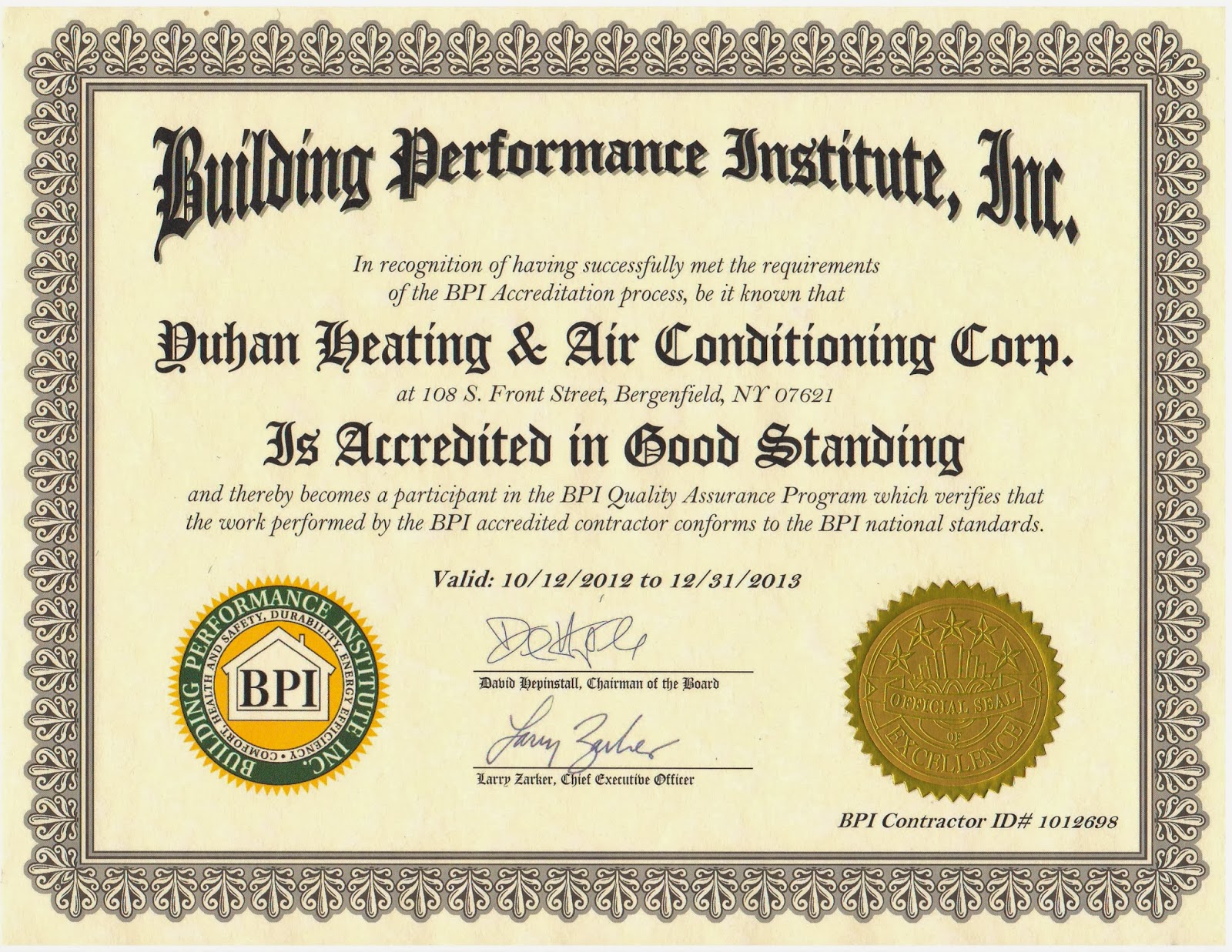 Photo of Yuhan Heating & Air Conditioning in Bergenfield City, New Jersey, United States - 3 Picture of Point of interest, Establishment, General contractor