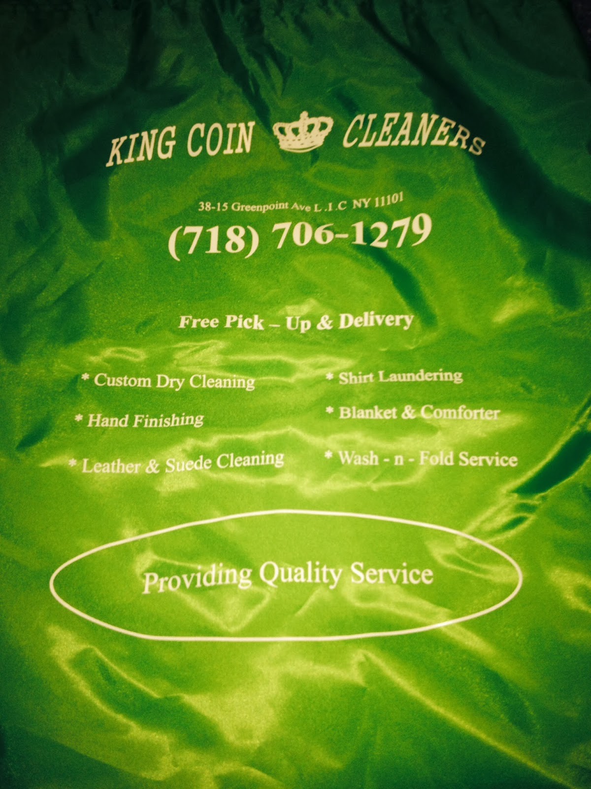 Photo of KING COIN LAUNDRY & CLEANERS, INC in Queens City, New York, United States - 2 Picture of Point of interest, Establishment, Laundry