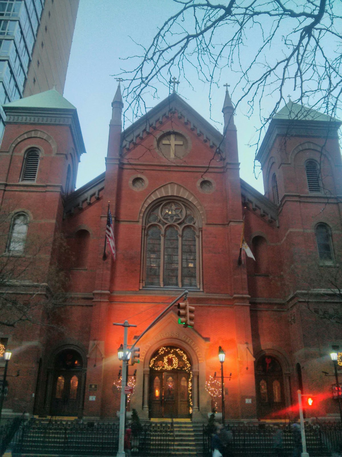 Photo of Holy Cross Church in New York City, New York, United States - 3 Picture of Point of interest, Establishment, Church, Place of worship