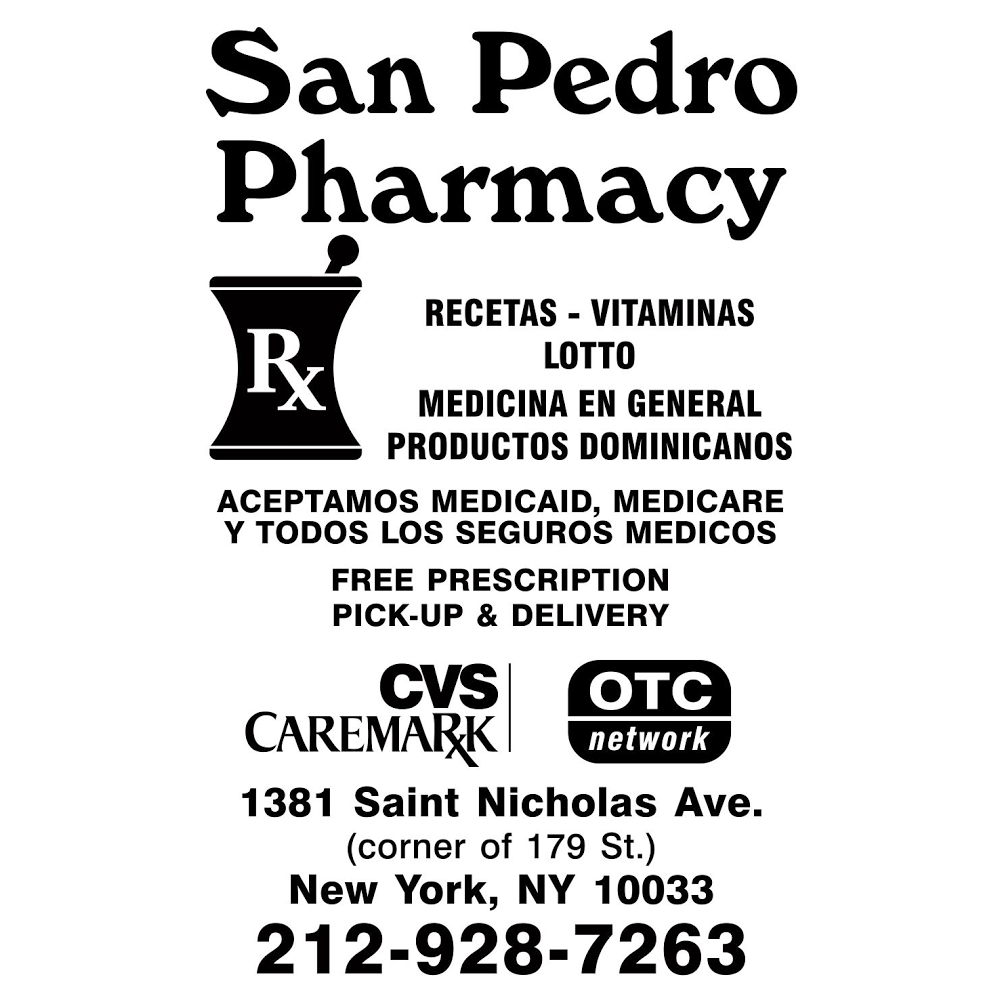 Photo of San Pedro Pharmacy in New York City, New York, United States - 3 Picture of Point of interest, Establishment, Store, Health, Pharmacy