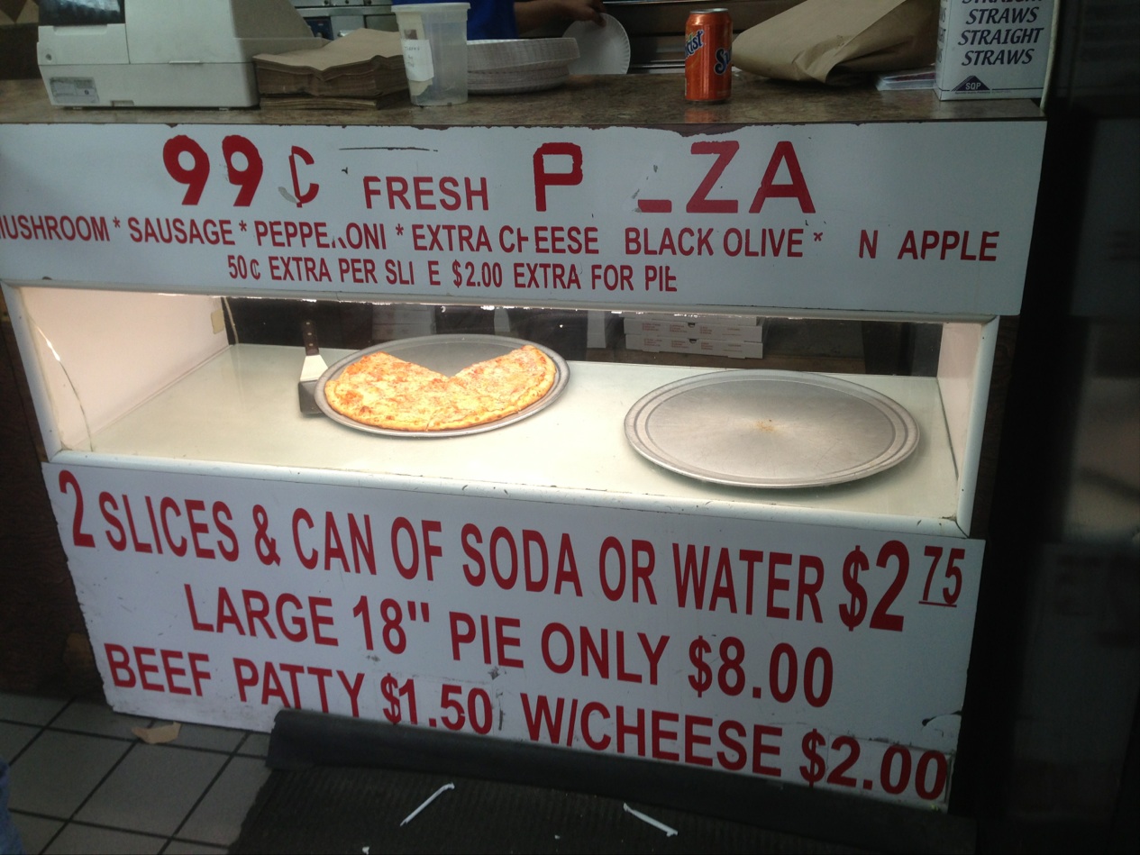 Photo of 99 Cents Fresh Pizza in New York City, New York, United States - 2 Picture of Restaurant, Food, Point of interest, Establishment
