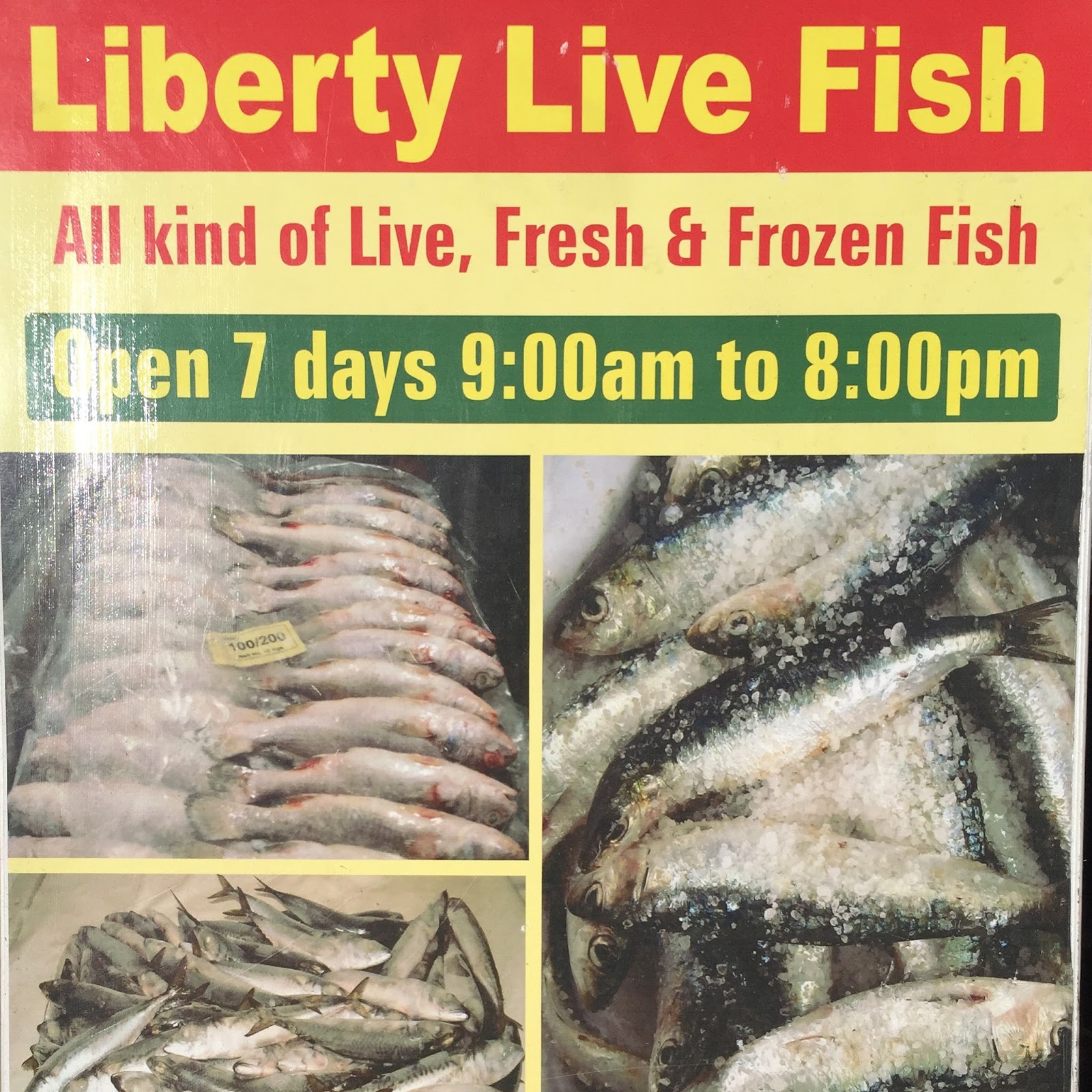 Photo of Liberty Live Fish & Vegetables in Kings County City, New York, United States - 1 Picture of Restaurant, Food, Point of interest, Establishment, Store, Grocery or supermarket, Pet store