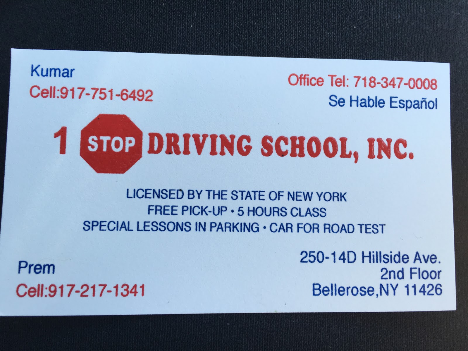 Photo of 1 stop driving school inc in New York City, New York, United States - 2 Picture of Point of interest, Establishment