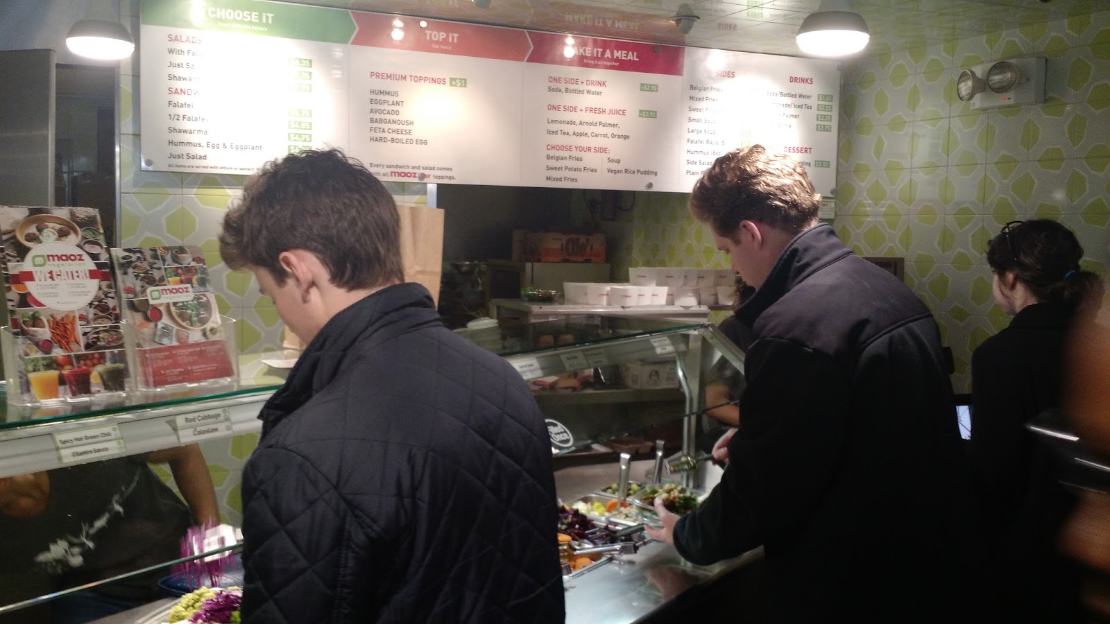 Photo of Maoz Vegetarian in New York City, New York, United States - 3 Picture of Restaurant, Food, Point of interest, Establishment