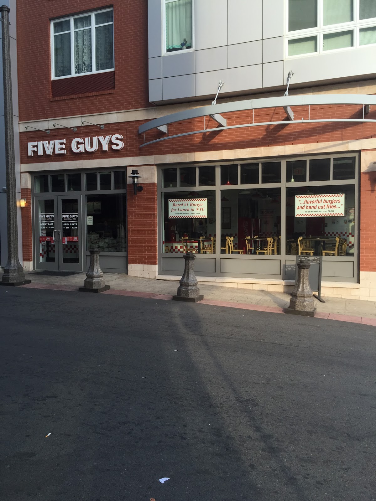 Photo of Five Guys Burgers and Fries in Harrison City, New Jersey, United States - 1 Picture of Restaurant, Food, Point of interest, Establishment, Meal takeaway