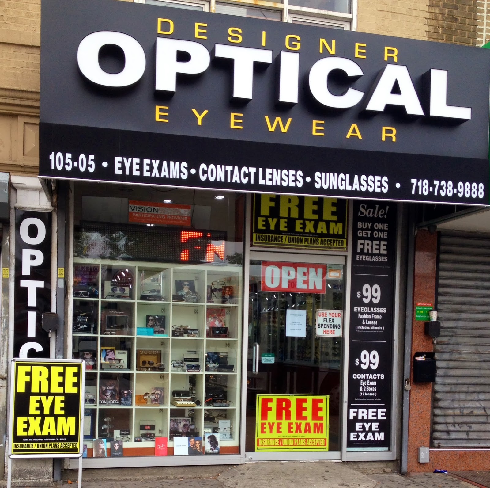 Photo of Designer Optical Eyewear in Queens City, New York, United States - 1 Picture of Point of interest, Establishment, Store, Health