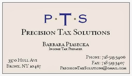 Photo of Precision Tax Solutions in Bronx City, New York, United States - 2 Picture of Point of interest, Establishment, Finance, Accounting