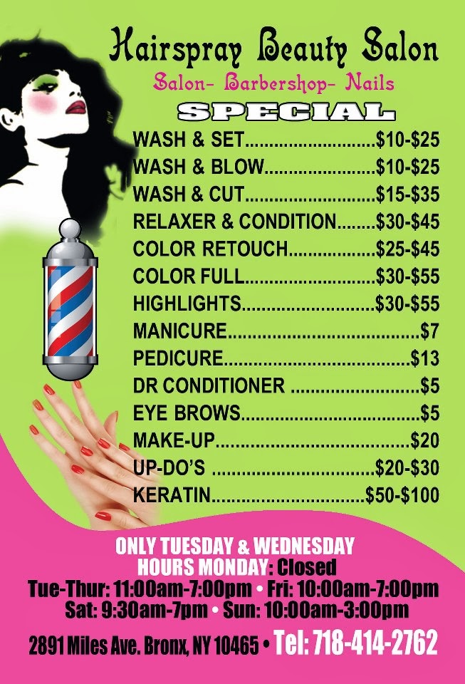 Photo of Hairspray Beauty Salon in Bronx City, New York, United States - 3 Picture of Point of interest, Establishment, Beauty salon