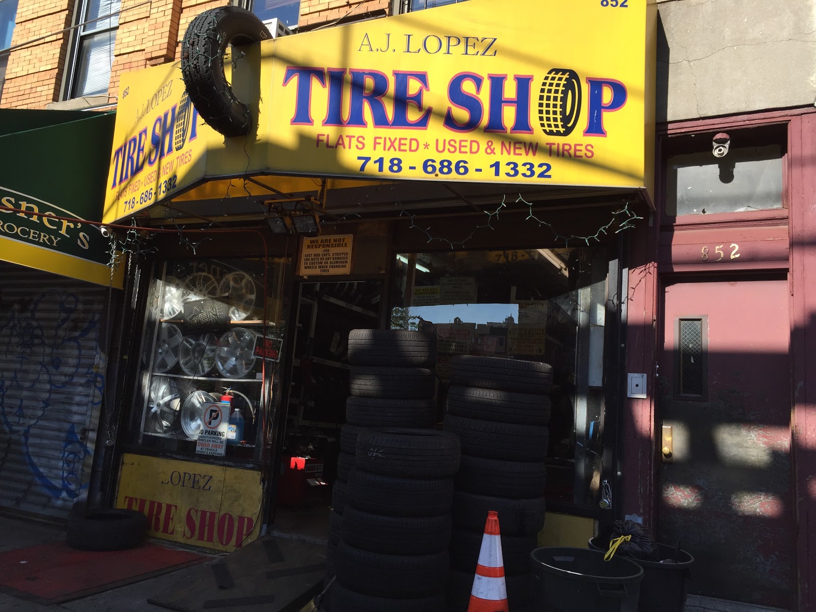 Photo of Lopez Tire Shop Corporation in Kings County City, New York, United States - 10 Picture of Point of interest, Establishment, Store, Car repair