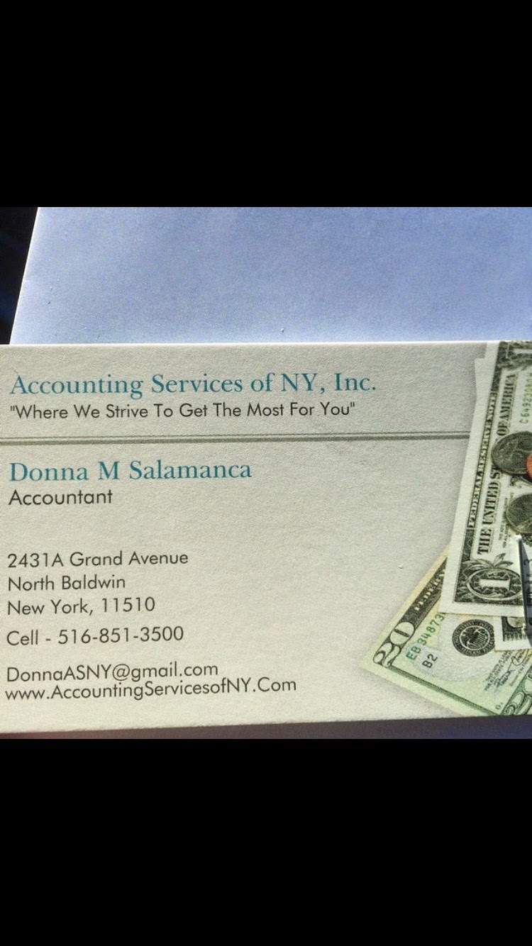 Photo of Accounting Services of NY, Inc. in Baldwin City, New York, United States - 8 Picture of Point of interest, Establishment, Finance, Accounting
