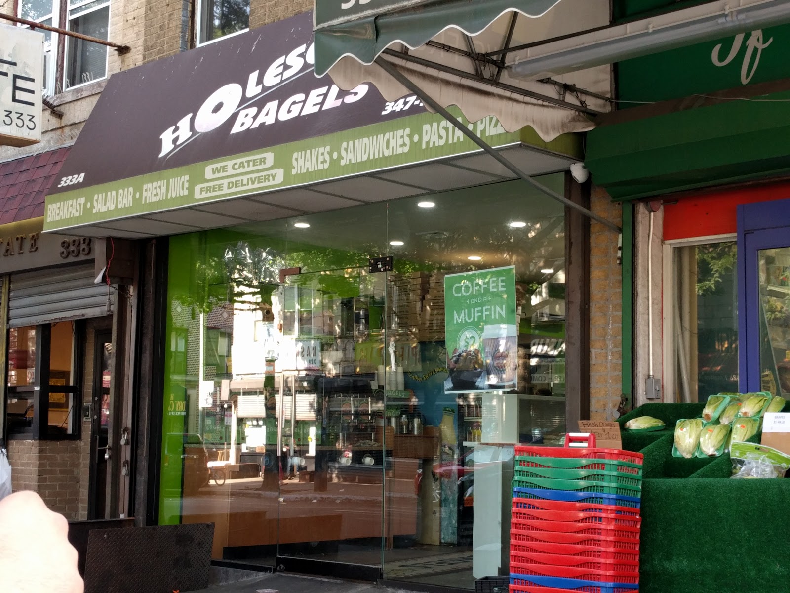 Photo of Holesome Bagels in Brooklyn City, New York, United States - 6 Picture of Restaurant, Food, Point of interest, Establishment, Store, Meal delivery, Cafe, Bakery