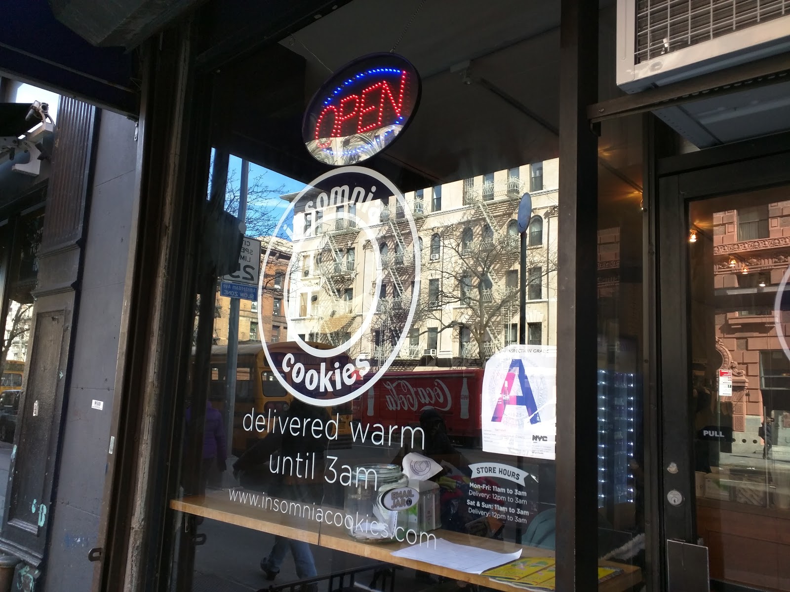 Photo of Insomnia Cookies in New York City, New York, United States - 7 Picture of Restaurant, Food, Point of interest, Establishment, Store, Bakery