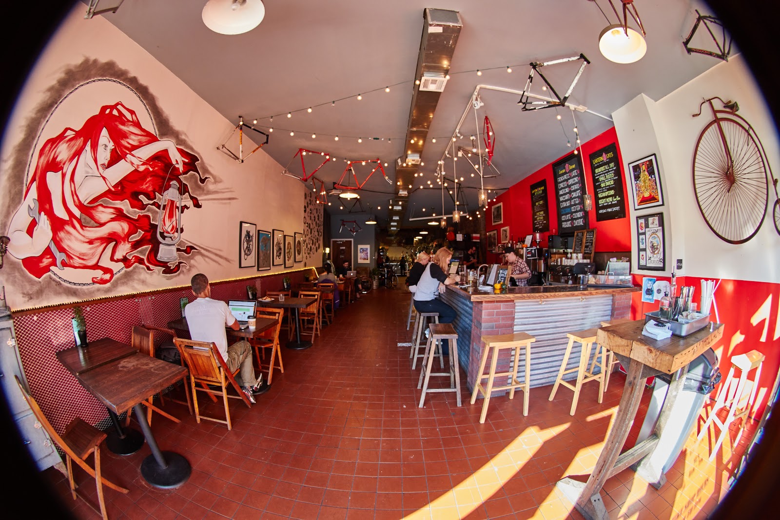 Photo of Red Lantern Bicycles in Brooklyn City, New York, United States - 5 Picture of Food, Point of interest, Establishment, Store, Cafe, Bar, Bicycle store