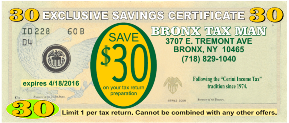 Photo of Bronx Tax Man Corp in Bronx City, New York, United States - 5 Picture of Point of interest, Establishment, Finance, Accounting