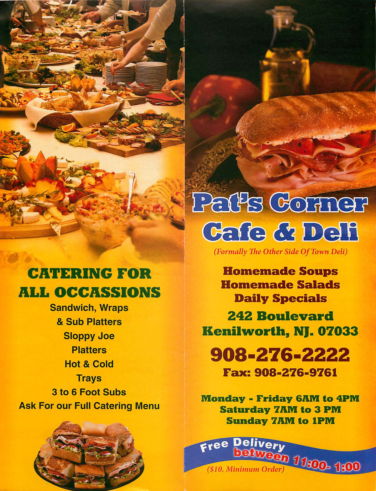 Photo of Pat's Corner Cafe & Deli in Kenilworth City, New Jersey, United States - 7 Picture of Restaurant, Food, Point of interest, Establishment, Store, Cafe