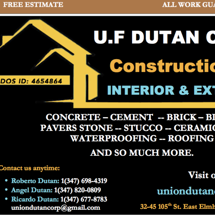 Photo of U.F Dutan Corp. in Queens City, New York, United States - 2 Picture of Point of interest, Establishment, General contractor