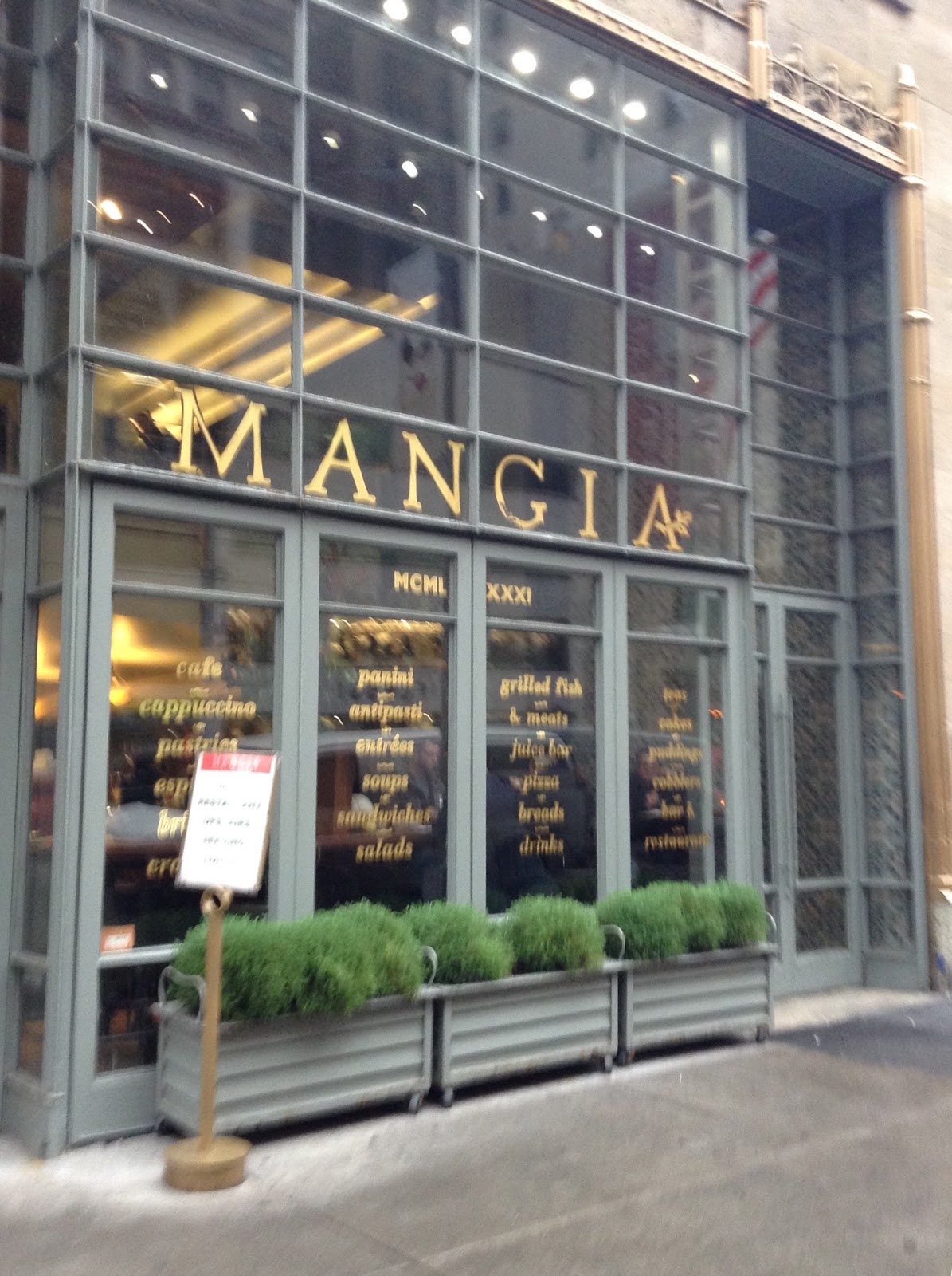 Photo of Mangia in New York City, New York, United States - 1 Picture of Restaurant, Food, Point of interest, Establishment, Cafe, Bar