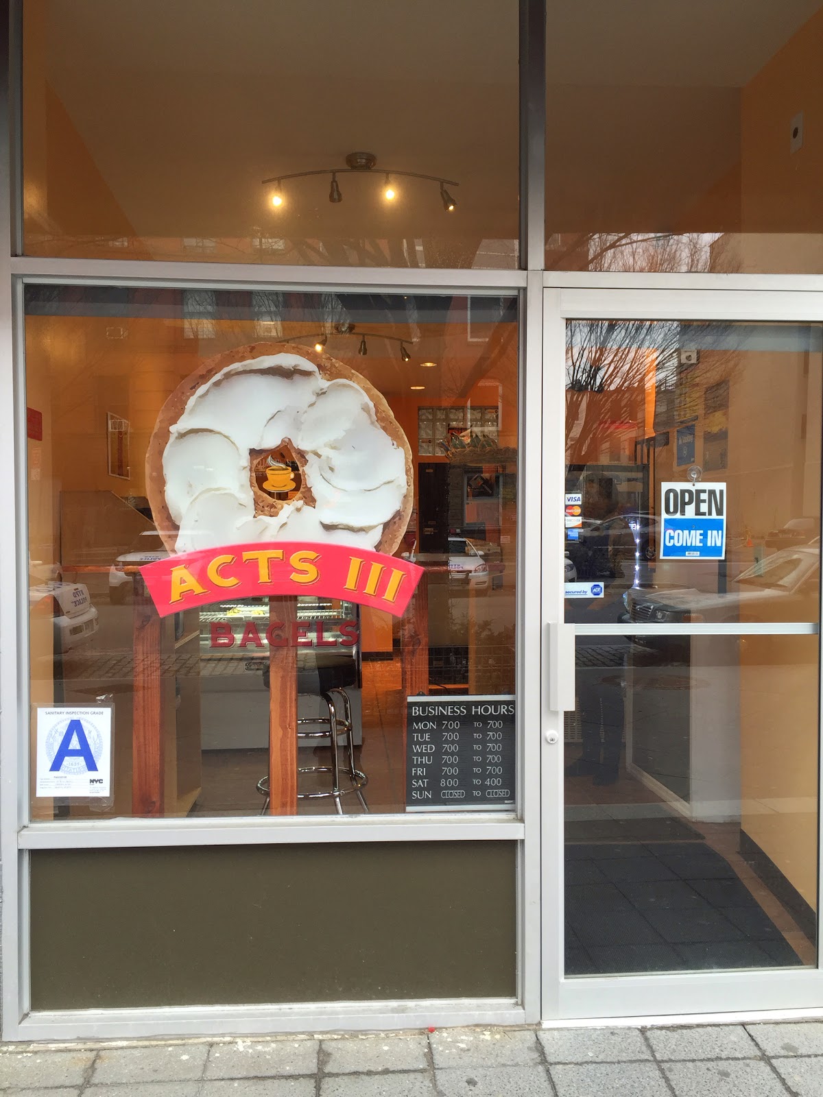 Photo of Acts III Bagels in New York City, New York, United States - 2 Picture of Food, Point of interest, Establishment, Store, Bakery