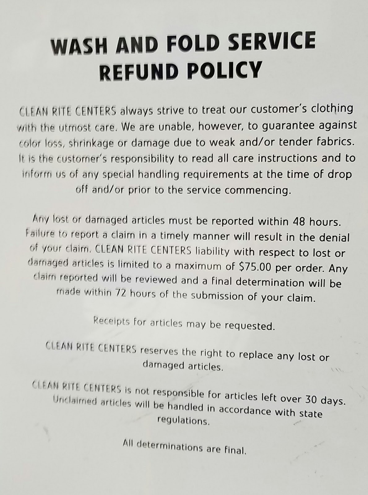 Photo of Clean Rite Center 24 HOURS in Queens City, New York, United States - 7 Picture of Point of interest, Establishment, Laundry