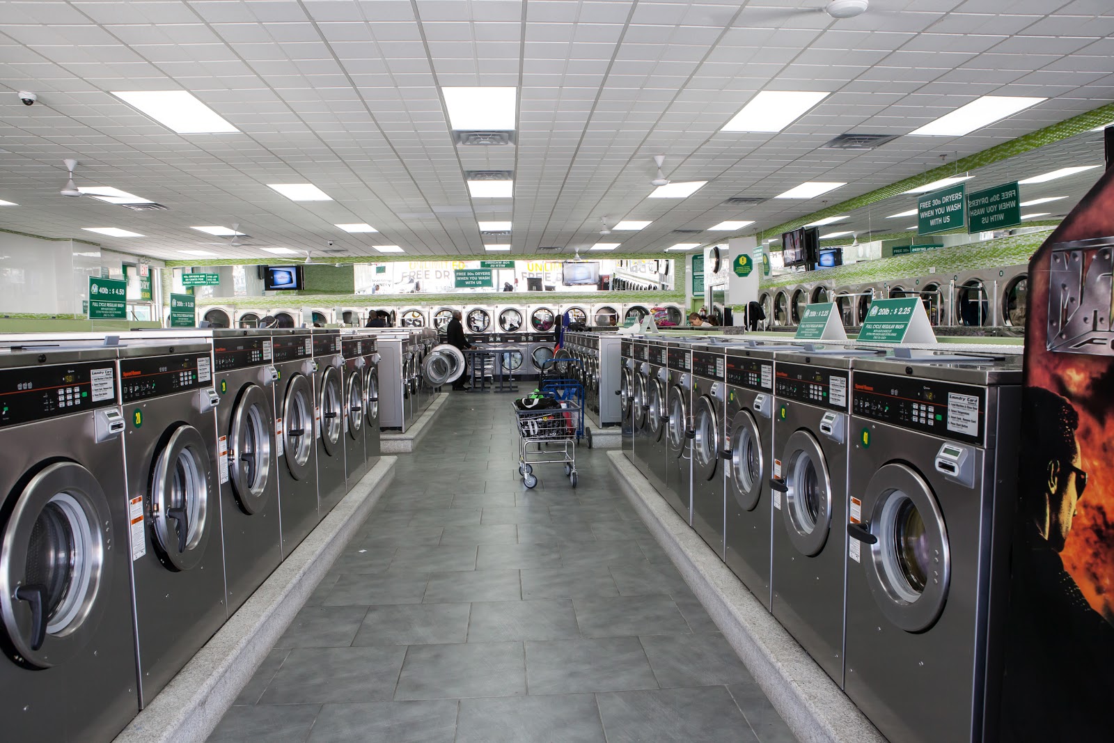 Photo of Clean Green Laundromat in New York City, New York, United States - 4 Picture of Point of interest, Establishment, Laundry