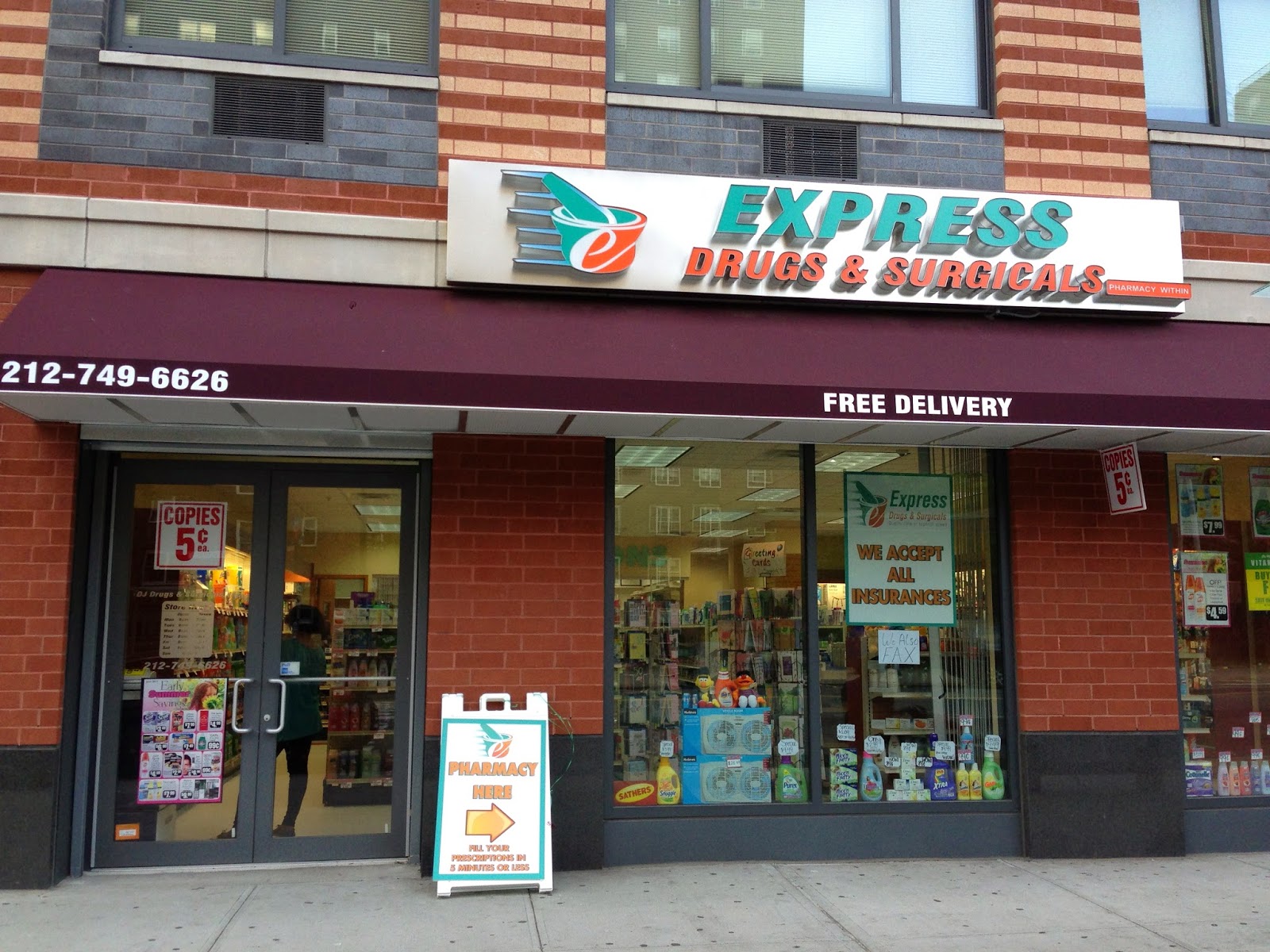 Photo of Express Drugs & Surgicals in New York City, New York, United States - 2 Picture of Point of interest, Establishment, Store, Health, Pharmacy