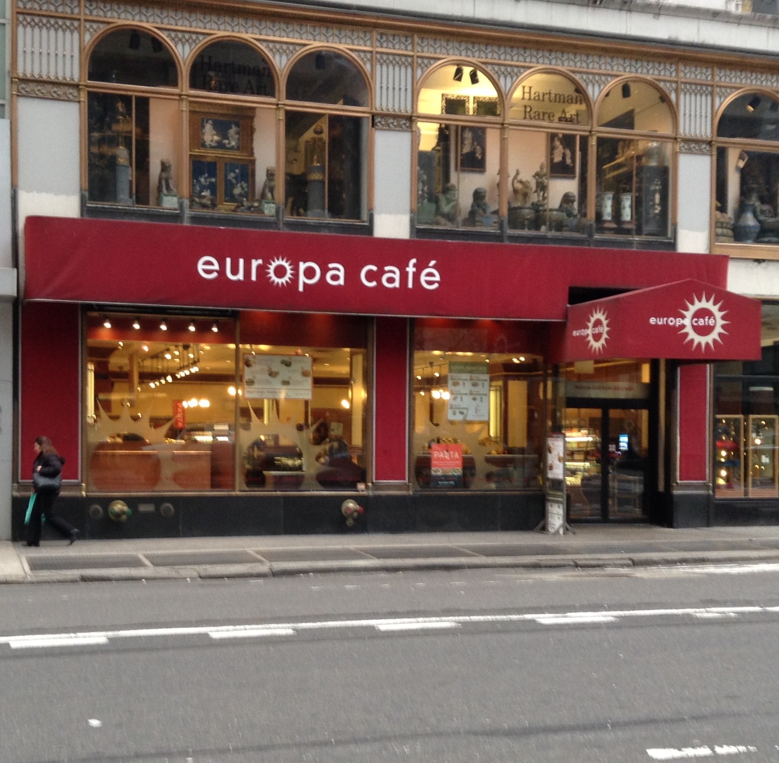 Photo of Europa Cafe in New York City, New York, United States - 1 Picture of Restaurant, Food, Point of interest, Establishment, Store, Cafe, Bakery