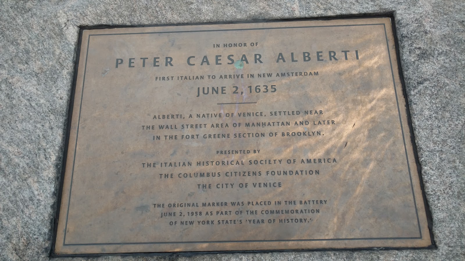 Photo of Peter Caesar Alberti Marker in New York City, New York, United States - 6 Picture of Point of interest, Establishment