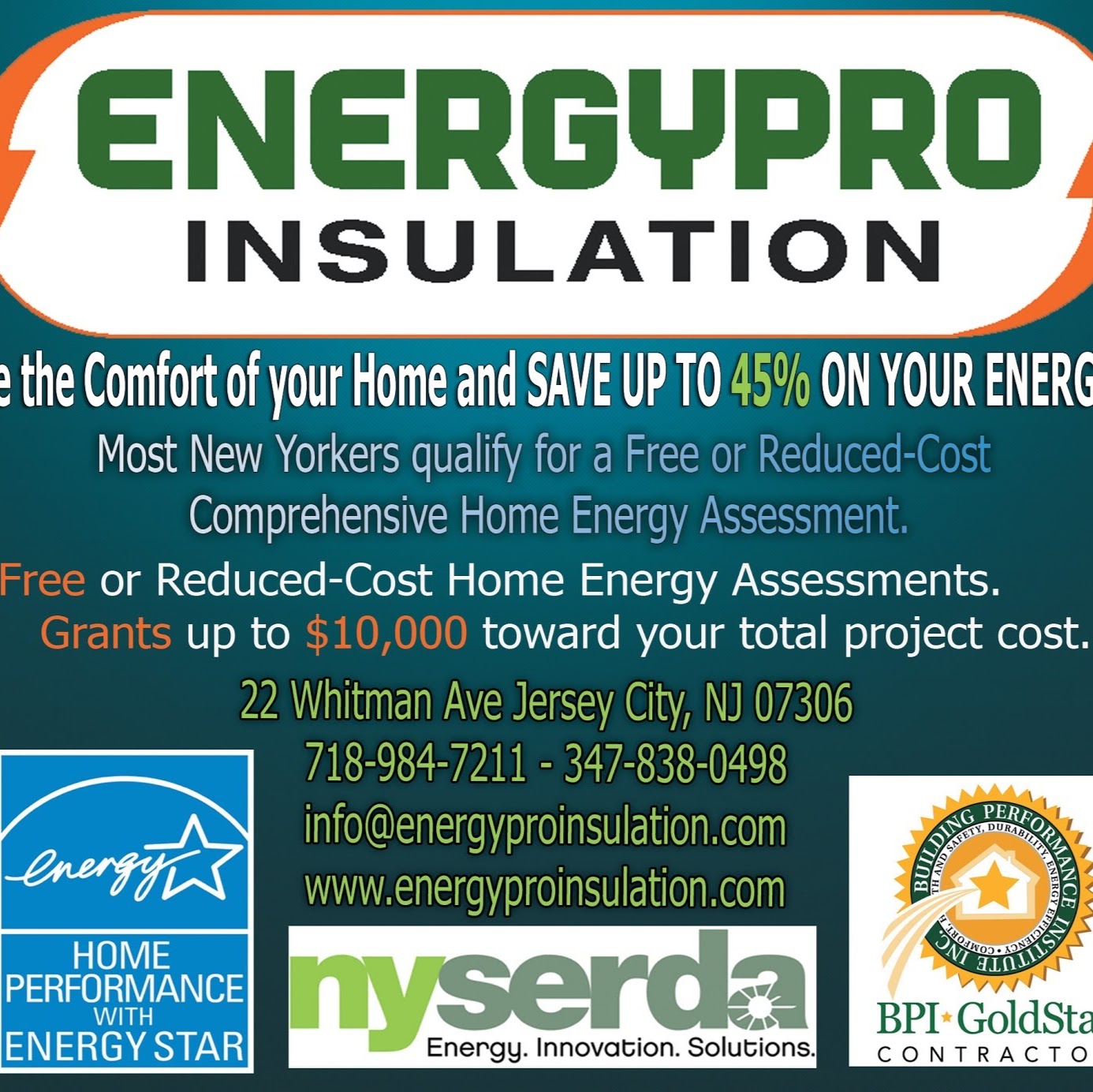 Photo of EnergyPro Insulation - Spray Foam in Jersey City, New Jersey, United States - 1 Picture of Point of interest, Establishment, Store, Home goods store, General contractor