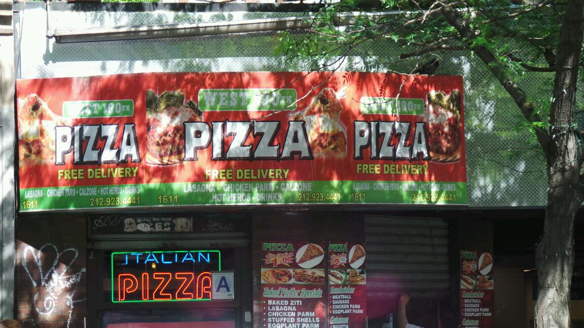 Photo of West 190th Pizza Corporation in New York City, New York, United States - 3 Picture of Restaurant, Food, Point of interest, Establishment