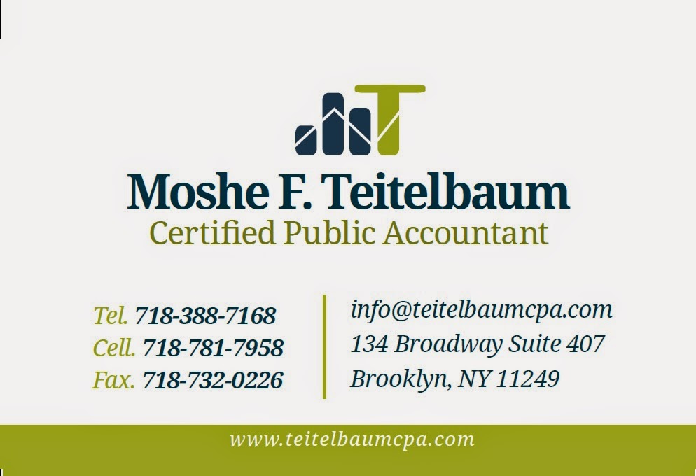 Photo of Moshe F Teitelbaum,CPA in Kings County City, New York, United States - 1 Picture of Point of interest, Establishment, Finance, Accounting