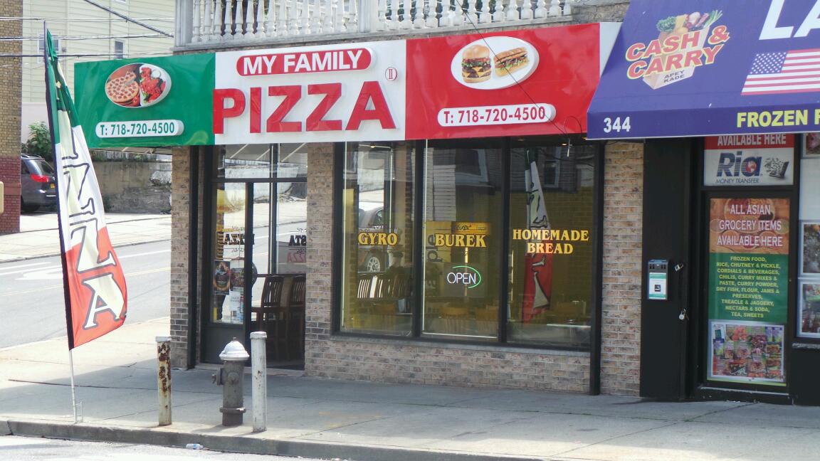 Photo of My Family Pizza in Staten Island City, New York, United States - 2 Picture of Restaurant, Food, Point of interest, Establishment, Meal takeaway, Meal delivery
