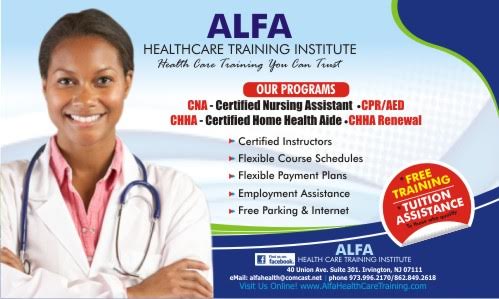 Photo of ALFA HEALTHCARE TRAINING INSTITUTE in Irvington City, New Jersey, United States - 2 Picture of Point of interest, Establishment, School, Health