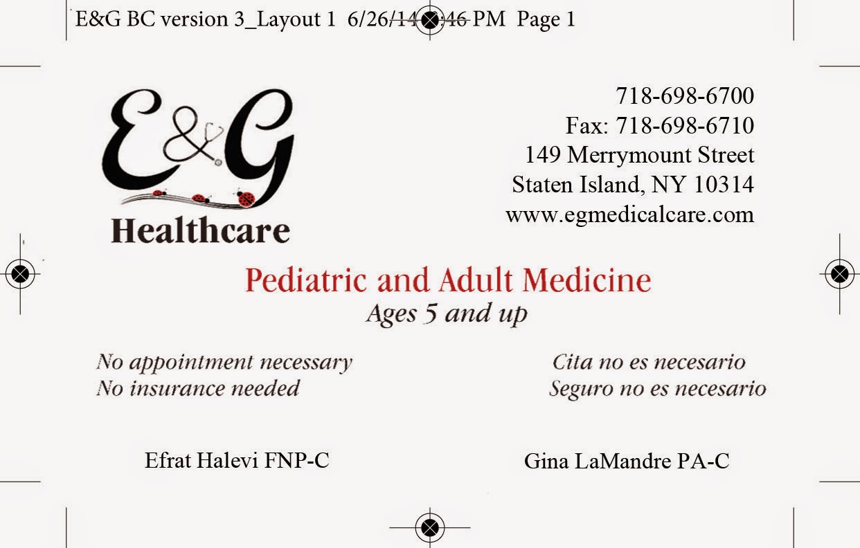 Photo of EG Healthcare in Staten Island City, New York, United States - 3 Picture of Point of interest, Establishment, Health, Hospital, Doctor