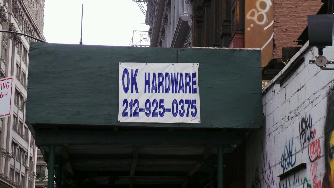 Photo of OK Hardware in New York City, New York, United States - 2 Picture of Point of interest, Establishment, Store, Home goods store, Hardware store