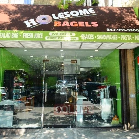 Photo of Holesome Bagels in Brooklyn City, New York, United States - 1 Picture of Restaurant, Food, Point of interest, Establishment, Store, Meal delivery, Cafe, Bakery