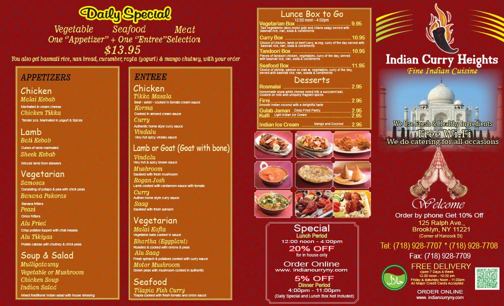 Photo of Indian Curry Heights in Kings County City, New York, United States - 3 Picture of Restaurant, Food, Point of interest, Establishment