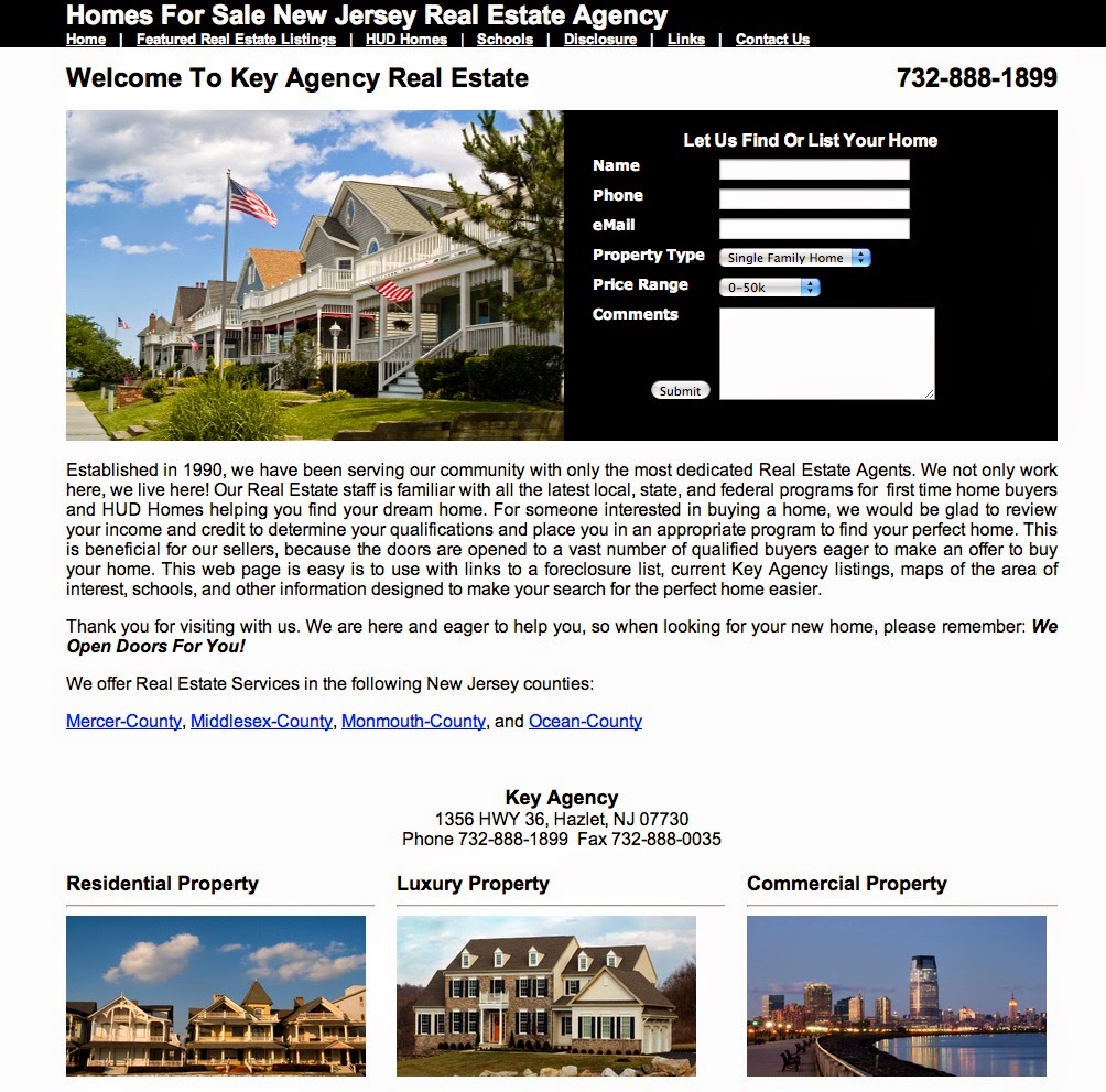 Photo of Key Agency Real Estate in Hazlet City, New Jersey, United States - 1 Picture of Point of interest, Establishment, General contractor, Real estate agency