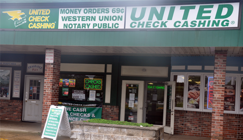 Photo of United Check Cashing in Hazlet City, New Jersey, United States - 1 Picture of Point of interest, Establishment, Finance