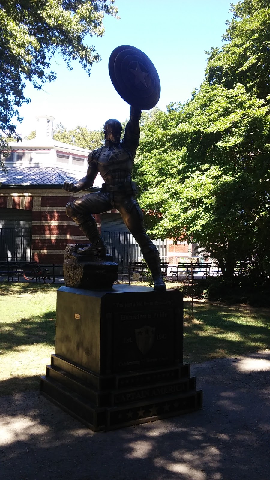 Photo of Captain America Statue (Prospect Park) in Kings County City, New York, United States - 2 Picture of Point of interest, Establishment