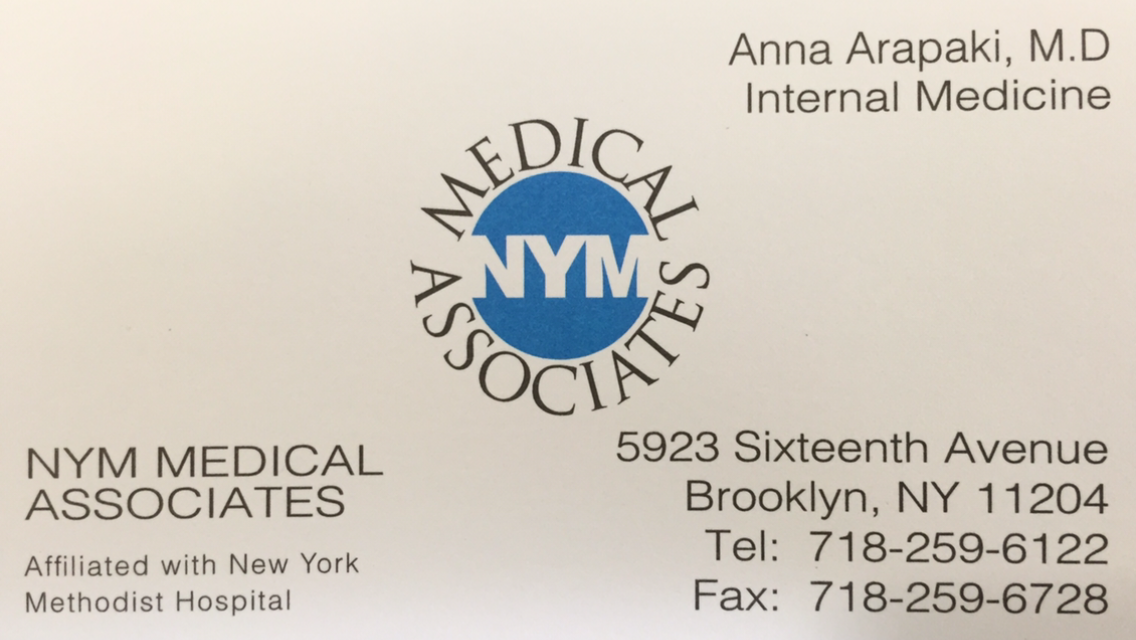 Photo of Dr. Anna Arapaki in Brooklyn City, New York, United States - 1 Picture of Point of interest, Establishment, Health, Doctor